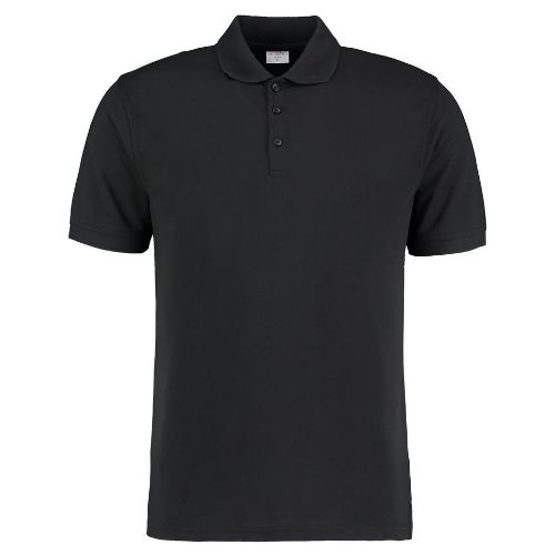 Kustom Kit Klassic Polo Short Sleeved Superwash 60ºc (Slim Fit) Black